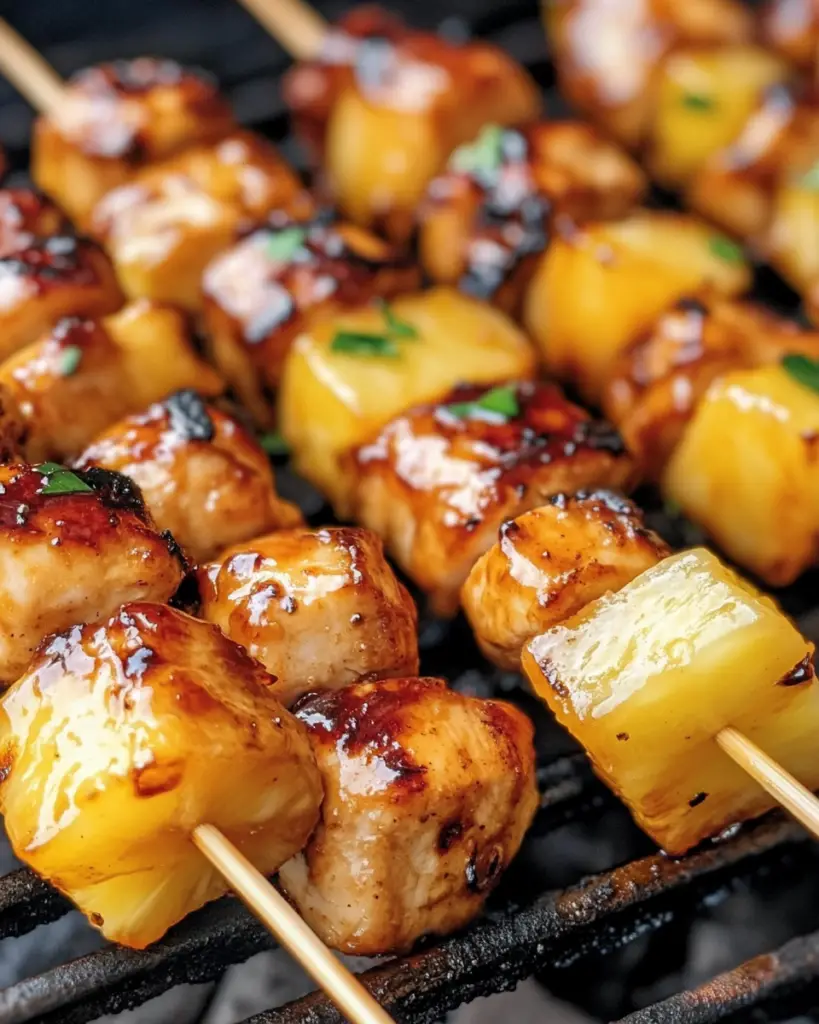 Pineapple Chicken Kabob Marinade
