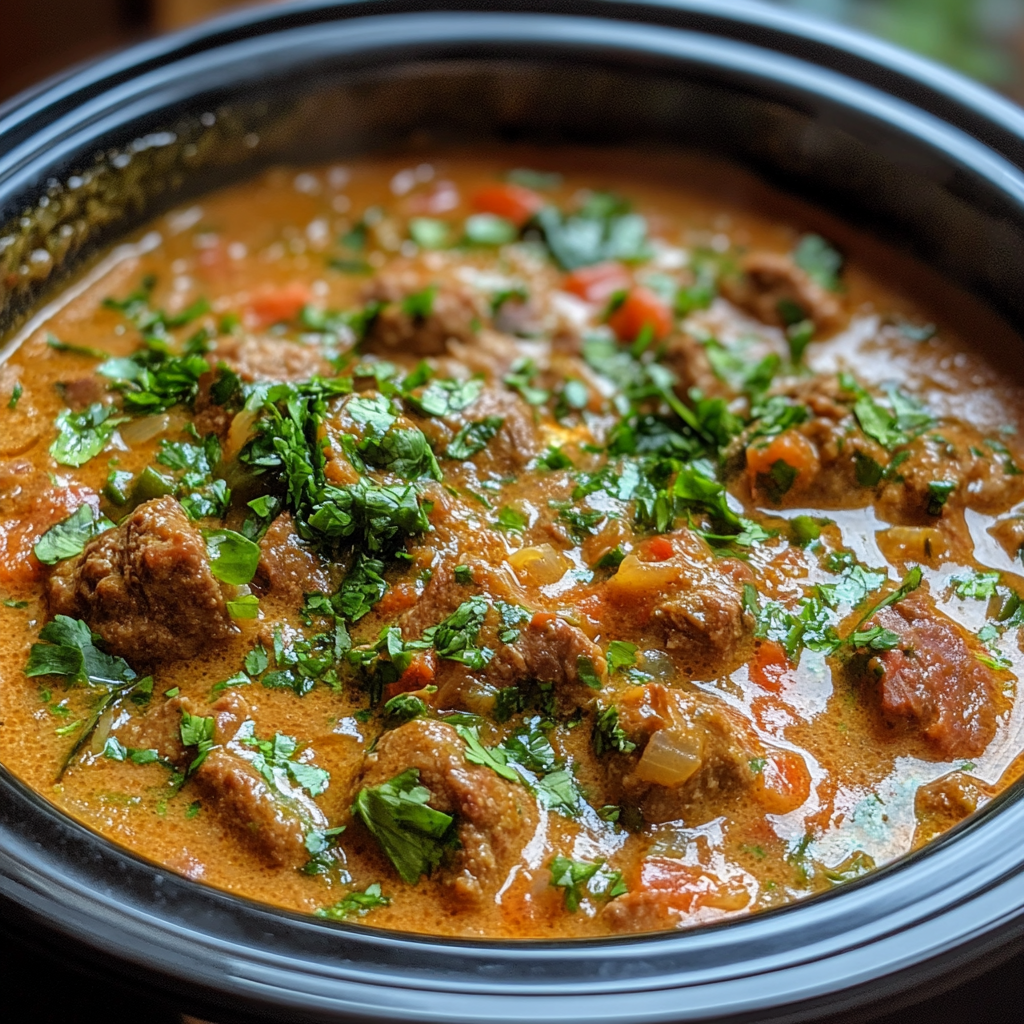 coconut milk in beef and coconut curry slow cooker