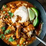 Slow cooker beef massaman curry with coconut sauce and beef