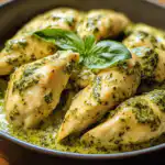 Creamy Pesto Chicken — A Cozy New York Kitchen Memory and Comfort Dish