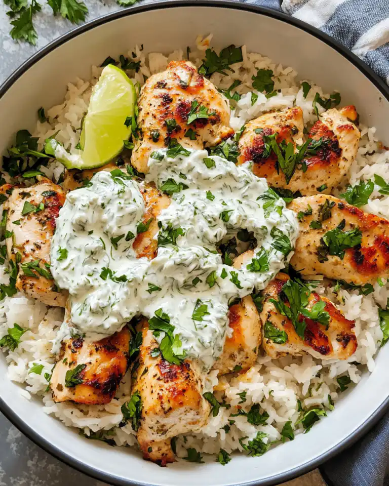 Dump-and-Bake Chicken Tzatziki with Rice Recipe
