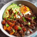 Easy Hot Honey Ground Beef Bowls_2