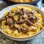 Beef Stroganoff with Stew Meat