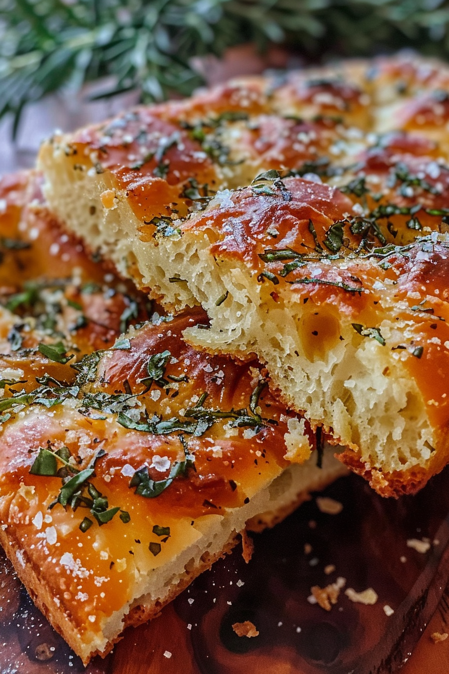 Crispy Herb Focaccia Bread Recipe: Savory Layers of Crust and Flavor 3 image 1776107465912
