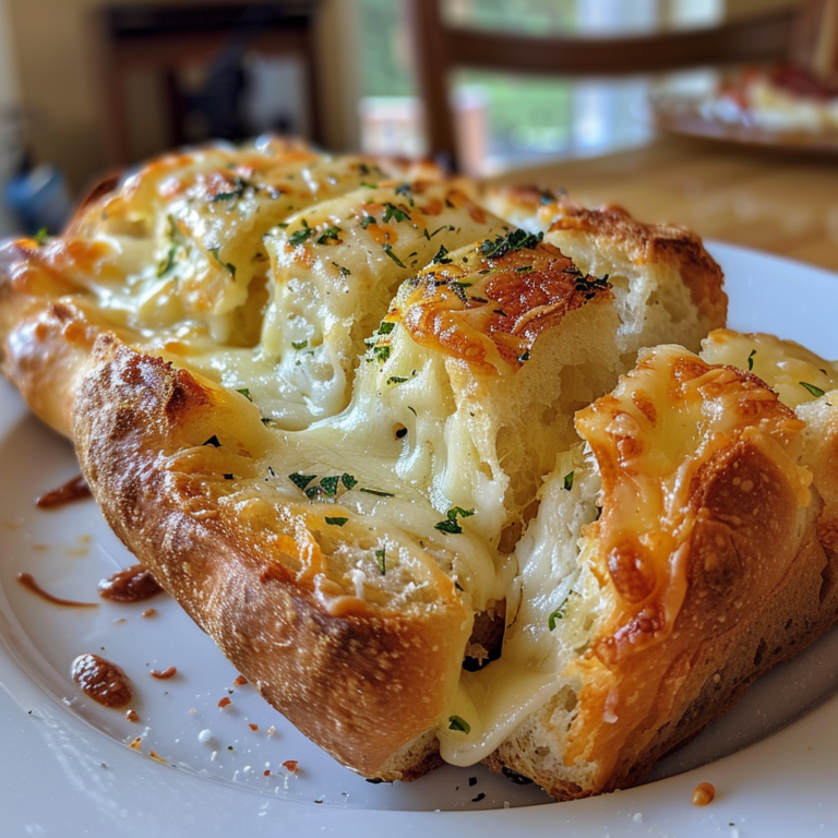 Bread Machine Garlic Cheese Bread | Easy Homemade Recipe