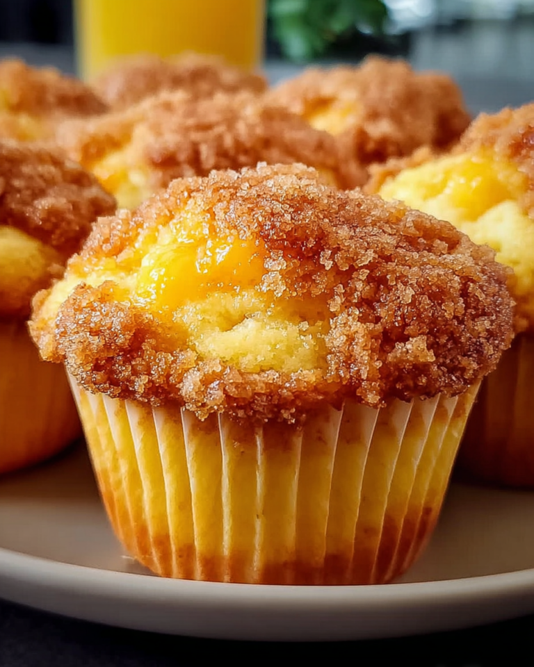Homemade Peach Cobbler Muffins: Irresistible 20-Minute Joy
