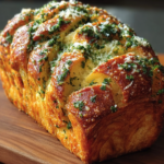 Garlic Parmesan Herb Bread: Soft and Flavory Loaf
