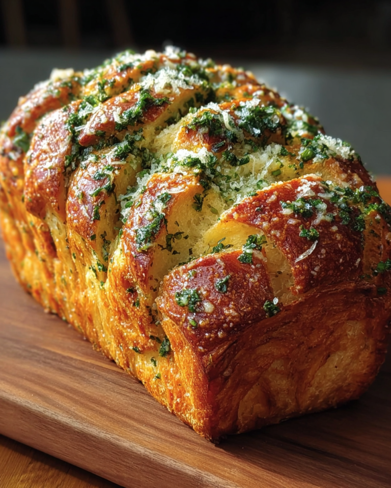 Garlic Parmesan Herb Bread: Soft and Flavory Loaf Garlic Parmesan Herb Bread: Soft and Flavory Loaf