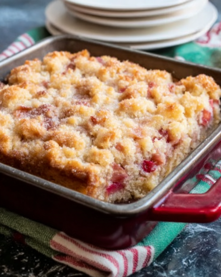 Delightful Sour Cream Rhubarb Cake for Sweet Spring Moments Delightful Sour Cream Rhubarb Cake for Sweet Spring Moments